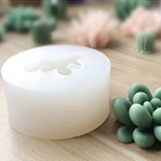 K DIY多肉植物蠟燭矽膠模具 A2, 混色