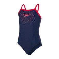 speedo 女童款連身泳衣 8-11343D230