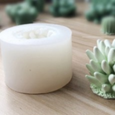 Kong K DIY 多肉植物蠟燭矽膠模具 A1, 混合顏色