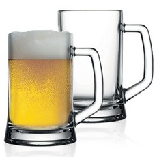 Pasabahce 帕莎帕琦 普普風啤酒馬克杯 2入, 2個
