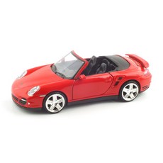 모터맥스 1/24 포르쉐 911 카브리올레 자동차, 빨강