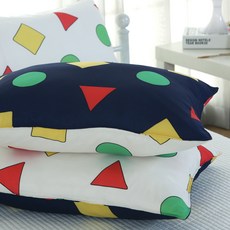 g BEDDING 微纖維大凹形枕頭套 + 枕芯 2入, 海軍藍