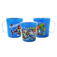 르번 국산 헬로카봇 7 이중컵, 3개, 혼합색상