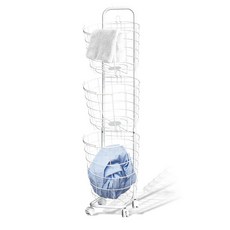 Livens 可拆卸熨斗洗衣籃 3 層禮籃, 象牙, 1個