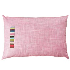 麻布枕 7支, 粉色的