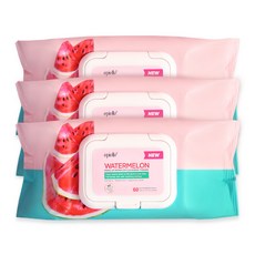 epielle 西瓜掀蓋式卸妝棉, 60張, 3個