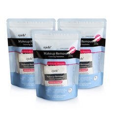 epielle 卸妝便攜清潔紙巾, 15張, 3個