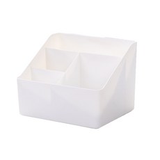 심플 4구 멀티 미니 수납 정리함, 화이트, 1개