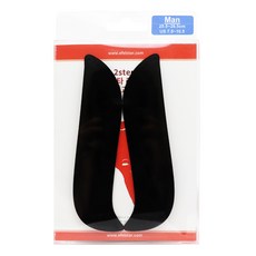 Eiffel Star Lovely Leg 男用2階段黑色腿墊, 1個