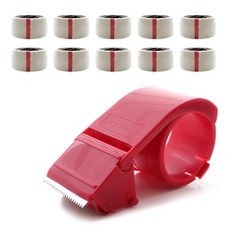 VIC DREAM 無噪音盒式膠帶 50m x 10p + 膠帶切割機, 1套