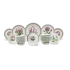 PORTmeIRION 波特玫琳恩 Botanic Garden 5人份家居組合 17件組, 混合色, 6種, 1套