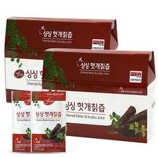 싱싱 헛개 칡즙, 2.4L, 2개