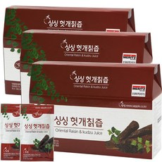 싱싱 헛개 칡즙, 2.4L, 3개