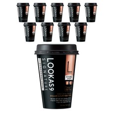 LOOKAS9 雙倍濃縮拿鐵, 250ml, 10瓶
