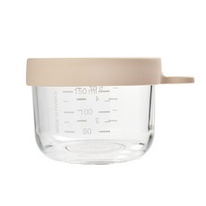 BEABA 玻璃食品儲存容器, 粉色, 1個, 150ml