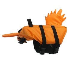 I Love Pet 龍尾寵物救生衣, 橘色