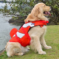 I Love Pet 寵物狗救生員救生衣, 橘色魚