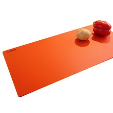 샤이닝홈 Syaininghom Genie Cook 矽膠家用商務砧板 60x30, 橘子