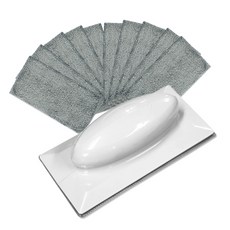 MUNGYO 黑板白板多功能板擦補充墊 10入 + 多功能板擦組, 混合色