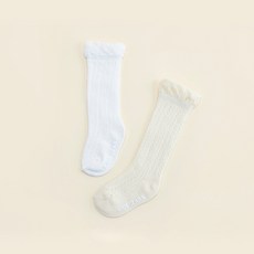 HAPPY PRINCE 孩童素色針織及膝襪組 2雙