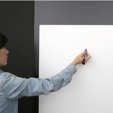 PET 보드시트지 + 밀대, 화이트, 60 x 100 cm
