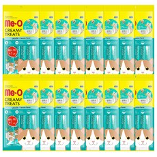 MeO 고양이 크리미 간식 파우치, 참치, 75g, 16개