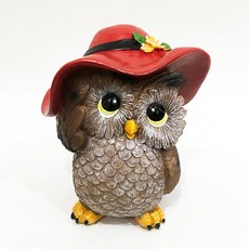 紅帽貓頭鷹裝飾品, 混合色