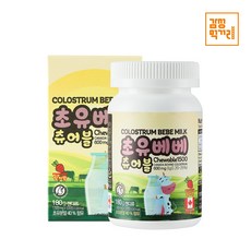 KTFOOD 牛乳咀嚼錠, 120顆, 1罐