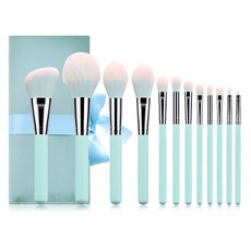 OON 綜合化妝刷 12款+收納袋, 薄荷, 1套