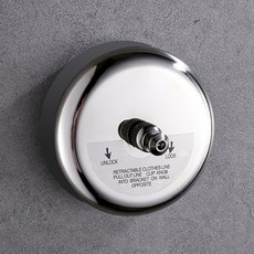 Klhome室內用簡約不鏽鋼曬衣繩 鋼絲圓形 2.8m, 1個