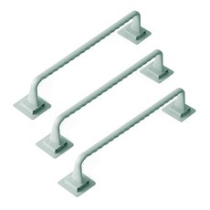 浴室無痕毛巾架 長款, 綠色, 3個