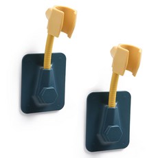 aryko 淋浴蓮蓬頭支架 藍色+黃色, 2個