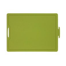 비비또 두꺼운 양면 실리콘 도마 중형, 올리브