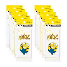 미니언즈 모바일 스티커 골드, 혼합색상, 10개