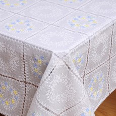 PVC蕾絲桌布 04款 137*240cm, 1個, 1入