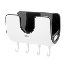 aryko 壁掛式多功能置物架, 黑色的, 1個