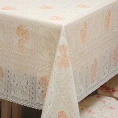 PVC蕾絲桌布 01款 137*240cm, 1入, 1個