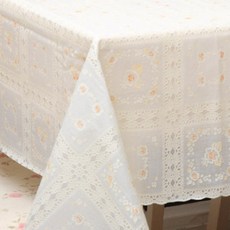 PVC蕾絲桌布 16款 137*200cm, 1入, 1個