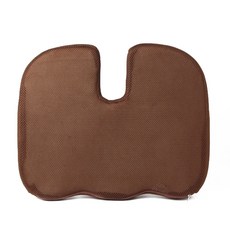 端正姿勢記憶棉骨盆坐墊, 棕色