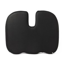 端正姿勢記憶棉骨盆坐墊, 黑色