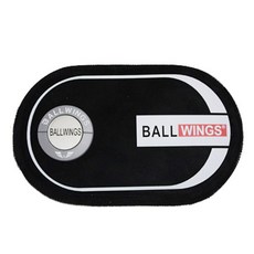 BALLWINGS 皮革保齡球毛巾 R, 銀