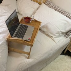 mito坐式書桌折疊式竹床托盤, 單色