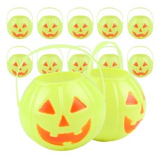 萬聖節夜光南瓜籃 大, 混色, 12個
