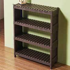 eSPACE 4層置物架 可可色, 1組