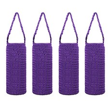 Block Mart 針織水瓶袋 Large, 紫色, 4個