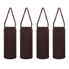 Block Mart 針織水壺袋 Large, 深棕色, 4個