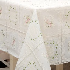 PVC蕾絲桌布 02款 137*200cm, 1入, 1個