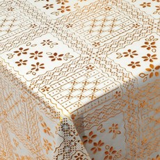 마켓피오 pvc 일회용 레이스 식탁보 타입21 137 x 200 cm, 1개입, 1개