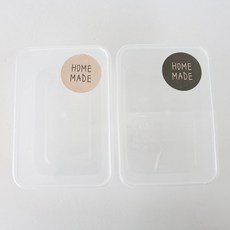 PP耐熱隔層飯盒 20入+PP耐熱2格隔層飯盒 20入+自製貼紙 牛皮紙色 20入+巧克力色 20入, 1套