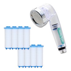 Body Vita 蓮蓬頭過濾器+補充過濾器 8入, 1套